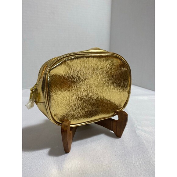 Shine Bright with Every Touch-Up Limited Edition Estée Lauder Gold Glam Bag New - Picture 9 of 11